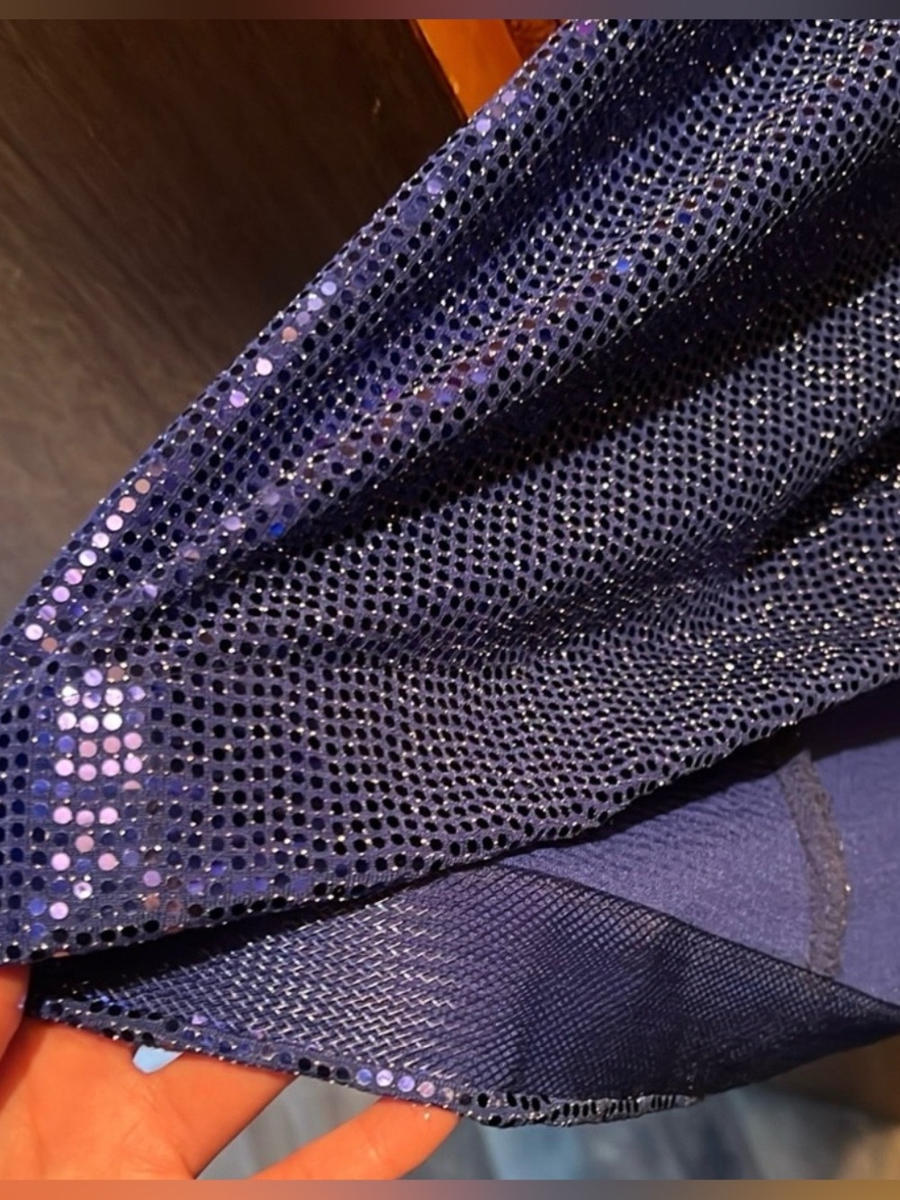 Sequin Prom Dress in Royal Blue - Picture 5 of 5